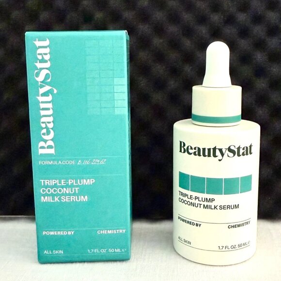 Beautystat Triple-Plump Coconut Milk Serum 1.7 Fl Oz For All Skin Hydrating - Picture 2 of 7